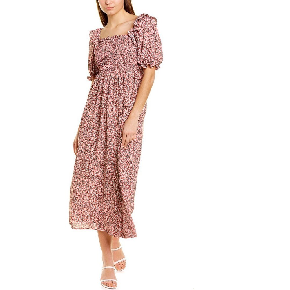 Moonsea Tie Back Midi Dress